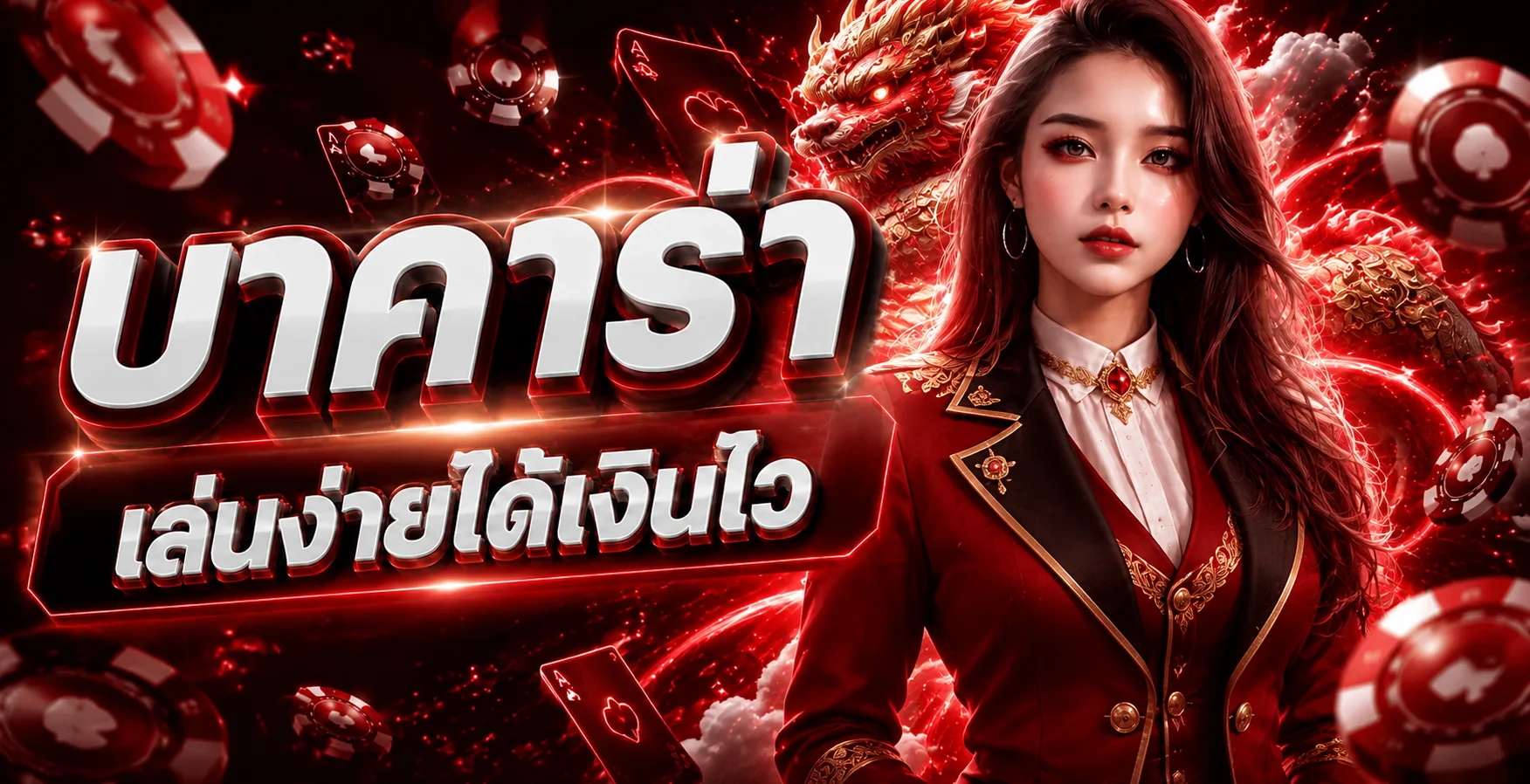 แบนเนอร์บาคาร่า AJM1MAX พร้อมตัวละครแฟนตาซี